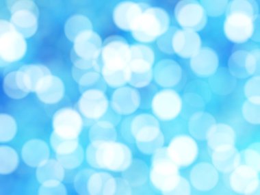 Ufuk benzersiz Soyut Mavi Bokeh şenlikli ışıklar