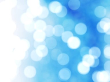 Ufuk benzersiz Soyut Mavi Bokeh şenlikli ışıklar