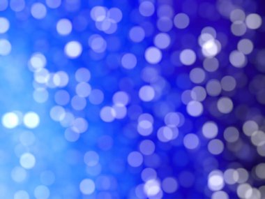 Ufuk benzersiz Soyut Mavi Bokeh şenlikli ışıklar