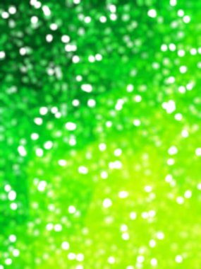 Ufuk benzersiz Soyut Yeşil Bokeh şenlikli ışıklar