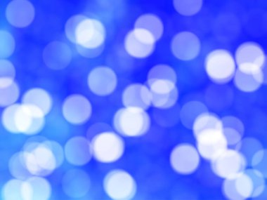 Ufuk benzersiz Soyut Mavi Bokeh şenlikli ışıklar