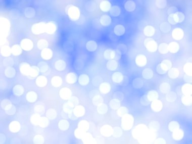 Ufuk benzersiz Soyut Mavi Bokeh şenlikli ışıklar