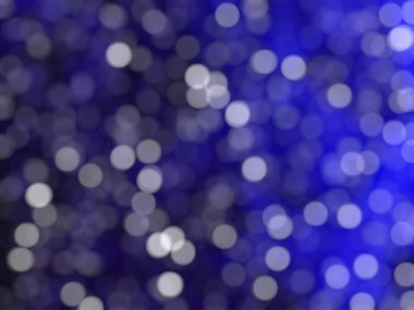 Ufuk benzersiz Soyut Mavi Bokeh şenlikli ışıklar