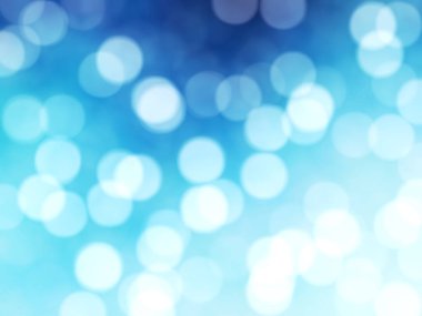 Ufuk benzersiz Soyut Mavi Bokeh şenlikli ışıklar