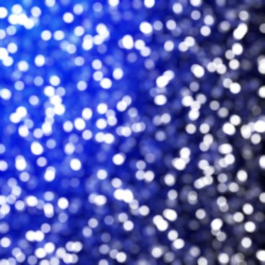 Ufuk benzersiz Soyut Mavi Bokeh şenlikli ışıklar