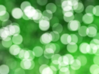 Ufuk benzersiz Soyut Yeşil Bokeh şenlikli ışıklar