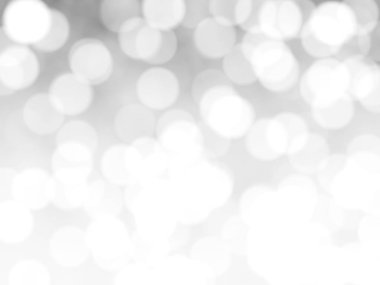 Ufuk benzersiz soyut gri beyaz Bokeh şenlikli ışıklar