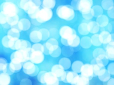 Ufuk benzersiz Soyut Mavi Bokeh şenlikli ışıklar