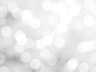 Ufuk benzersiz soyut gri beyaz Bokeh şenlikli ışıklar