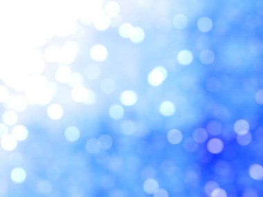 Ufuk benzersiz Soyut Mavi Bokeh şenlikli ışıklar