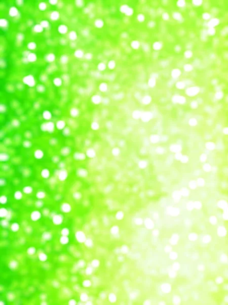 散焦独特抽象绿色散景节日灯 — 图库照片