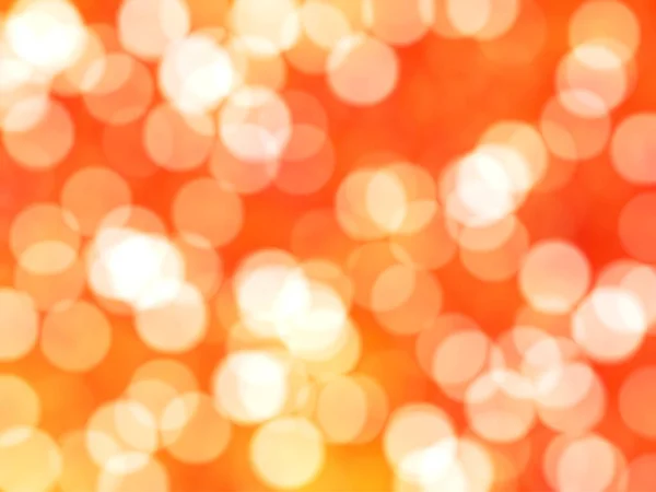 Desenfocado Único Abstracto Naranja Bokeh Luces Festivas —  Fotos de Stock