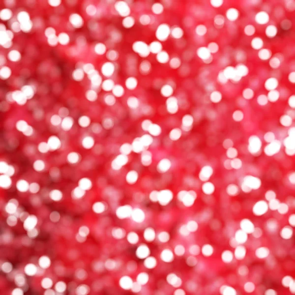 Desfocado Único Abstrato Vermelho Bokeh Luzes Festivas — Fotografia de Stock
