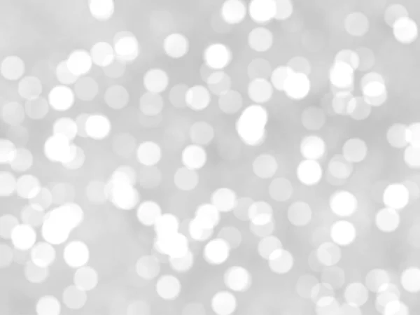 Расслабленные Уникальные Абстрактные Серо Белые Праздничные Огни Боке — стоковое фото