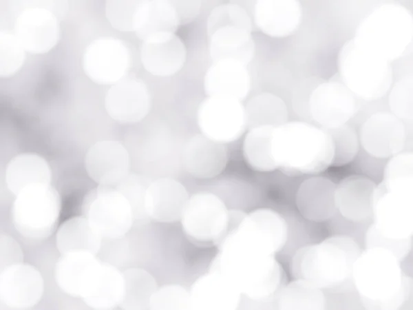 Desfocado Único Abstrato Cinza Branco Bokeh Luzes Festivas — Fotografia de Stock