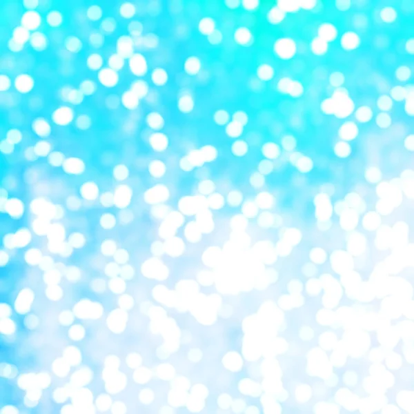 Intreepupil Unieke Abstract Blue Bokeh Feestelijke Verlichting — Stockfoto