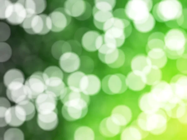 Desenfocado Único Abstracto Verde Bokeh Luces Festivas — Foto de Stock