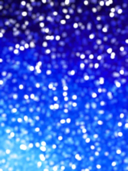 Intreepupil Unieke Abstract Blue Bokeh Feestelijke Verlichting — Stockfoto