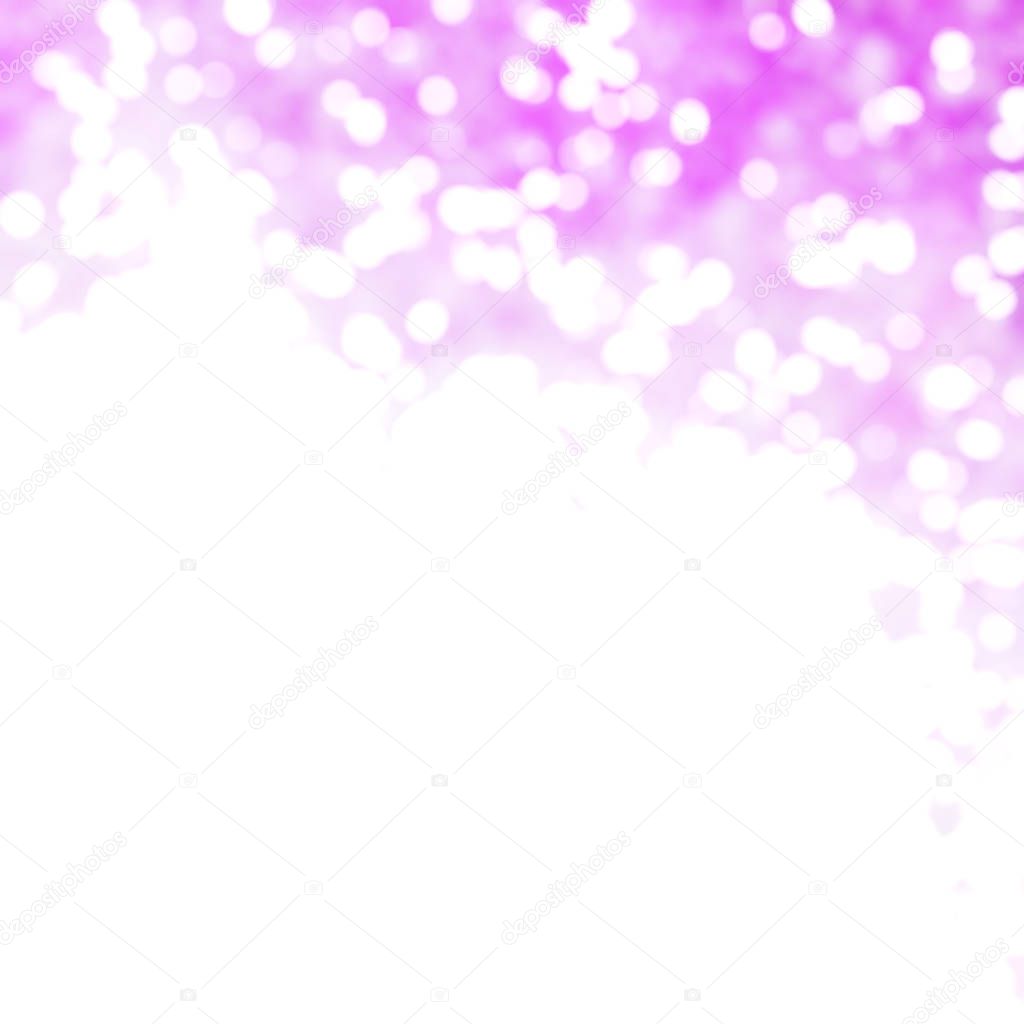 Defocused Unique Abstract Purple Bokeh Festive Lights