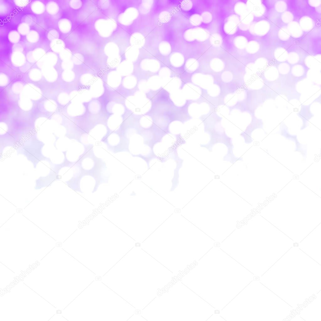 Defocused Unique Abstract Purple Bokeh Festive Lights