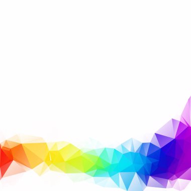 Renkli poligonal mozaik arka plan yaratıcı tasarım şablonları