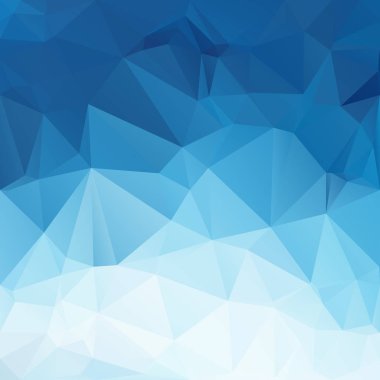 mavi çokgen mozaik arkaplan, yaratıcı tasarım şablonları