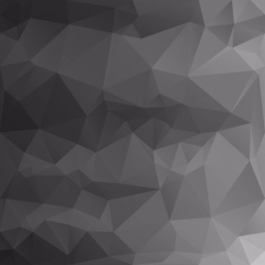 Siyah poligonal mozaik arka plan, yaratıcı tasarım şablonları