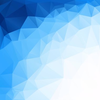 mavi çokgen mozaik arkaplan, yaratıcı tasarım şablonları