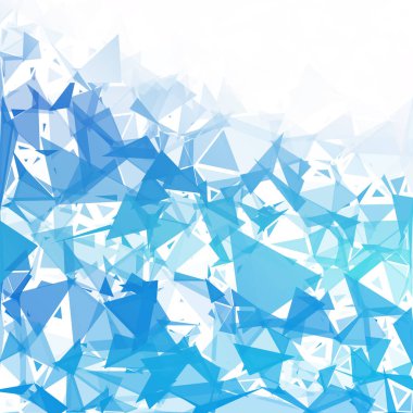 Mavi mola mozaik arka plan, yaratıcı tasarım şablonları