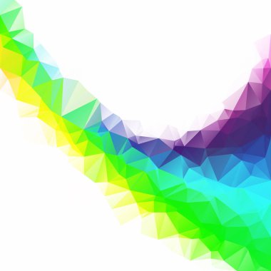 Renkli poligonal mozaik arka plan yaratıcı tasarım şablonları