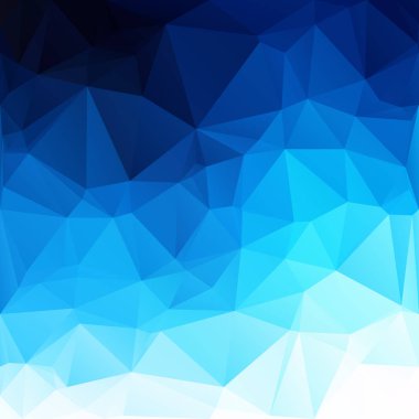mavi çokgen mozaik arkaplan, yaratıcı tasarım şablonları