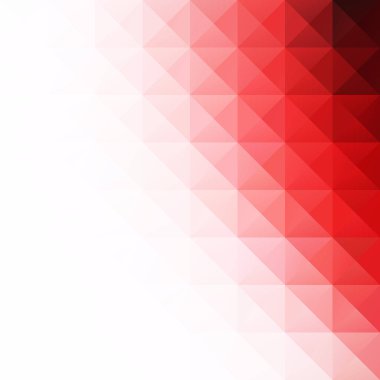 Kırmızı kılavuz Mozaik arka plan, yaratıcı tasarım şablonları