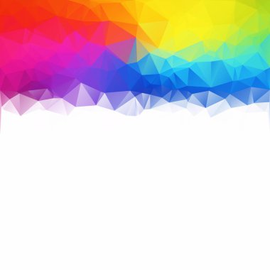 Renkli poligonal mozaik arka plan yaratıcı tasarım şablonları