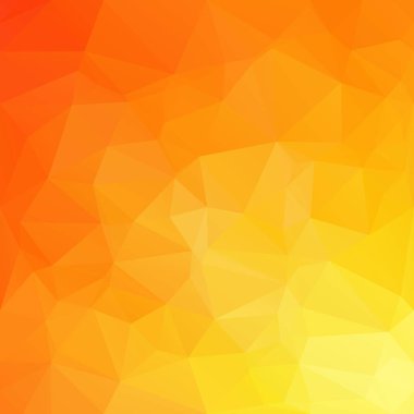 Turuncu poligonal mozaik arka plan yaratıcı tasarım şablonları