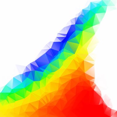 Renkli poligonal mozaik arka plan yaratıcı tasarım şablonları