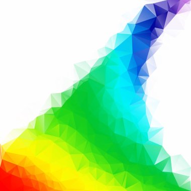 Renkli poligonal mozaik arka plan yaratıcı tasarım şablonları
