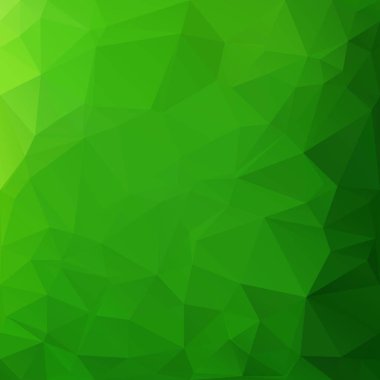 Yeşil Çokgen Mozaik Arkaplan, Yaratıcı Tasarım Şablonları
