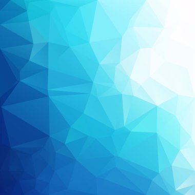 mavi çokgen mozaik arkaplan, yaratıcı tasarım şablonları