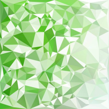 Yeşil Çokgen Mozaik Arkaplan, Yaratıcı Tasarım Şablonları