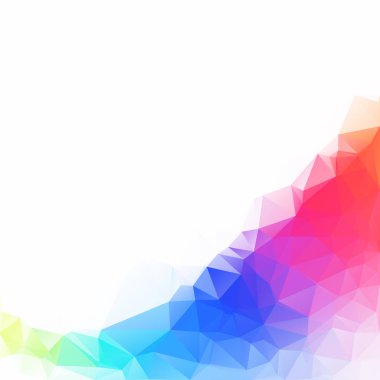 Renkli poligonal mozaik arka plan yaratıcı tasarım şablonları