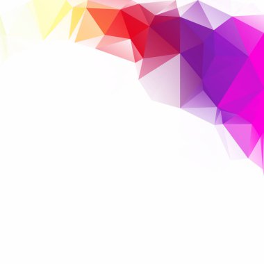 Renkli poligonal mozaik arka plan yaratıcı tasarım şablonları