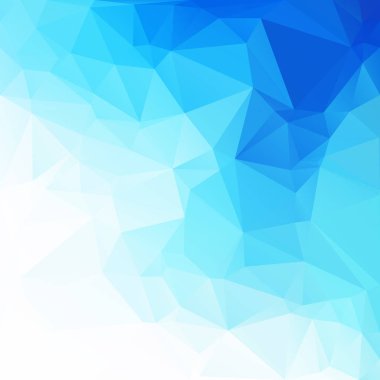 mavi çokgen mozaik arkaplan, yaratıcı tasarım şablonları