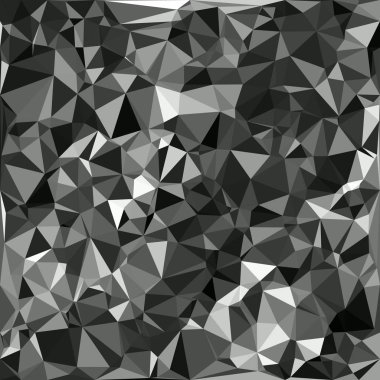 Siyah poligonal mozaik arka plan, yaratıcı tasarım şablonları