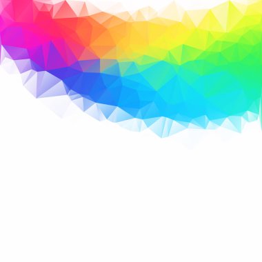 Renkli poligonal mozaik arka plan yaratıcı tasarım şablonları