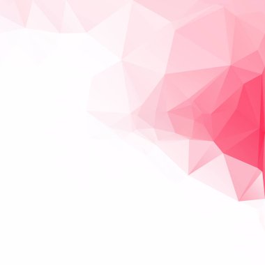 Kırmızı Çokgen Mozaik Arkaplan, Yaratıcı Tasarım Şablonları