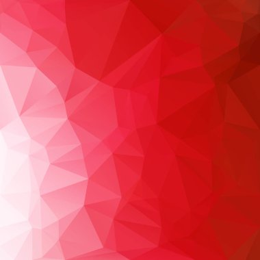 Kırmızı Çokgen Mozaik Arkaplan, Yaratıcı Tasarım Şablonları