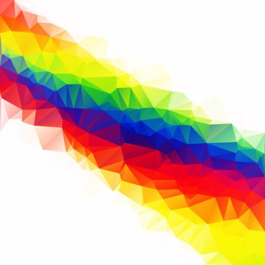 Renkli poligonal mozaik arka plan yaratıcı tasarım şablonları