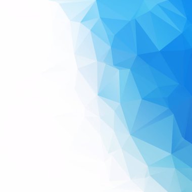 mavi çokgen mozaik arkaplan, yaratıcı tasarım şablonları