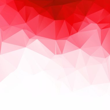 Kırmızı Çokgen Mozaik Arkaplan, Yaratıcı Tasarım Şablonları