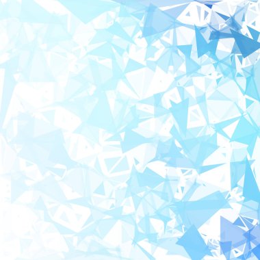 Mavi mola mozaik arka plan, yaratıcı tasarım şablonları